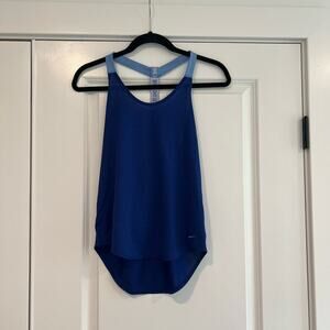 Nike Dri Fit Women's Activewear Tank Top Royal Blue Size XS‎